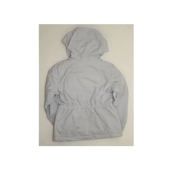 Girls Nike Ripstop Hooded Anorak Full-Zip Jacket Pure Platinum Size:4